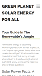 Mobile Screenshot of green-planet-solar-energy.com