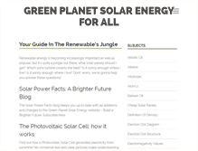 Tablet Screenshot of green-planet-solar-energy.com